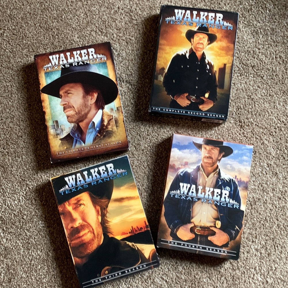 Walker Texas Ranger DVDs Season 1-4